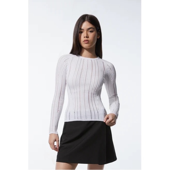 I love ugly ✨new✨ AUBREY LS TEXTURED KNIT - Picture 1 of 7